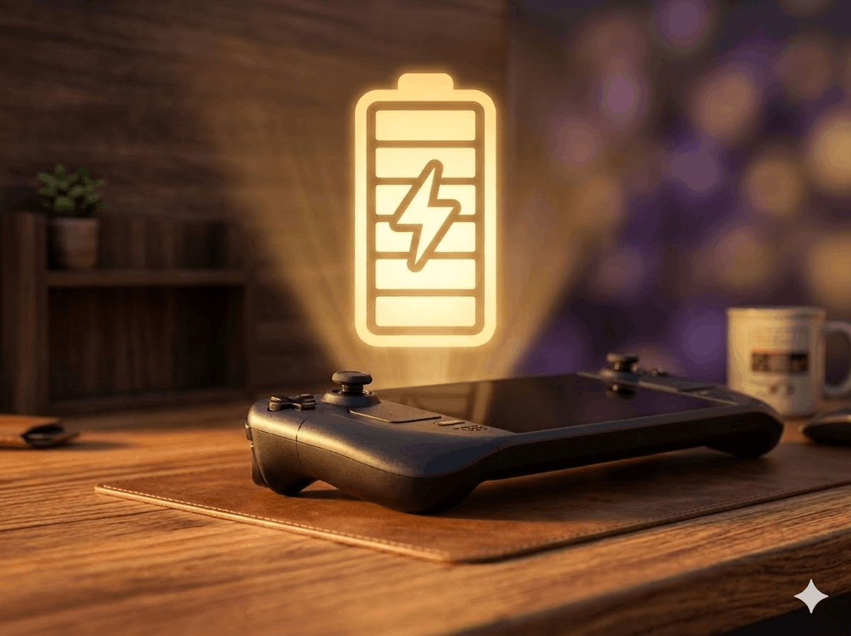 Steam Deck with 8+ hour battery life on the go